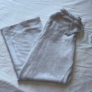 NWOT Pink Rose Grey Track Pants with Drawstring